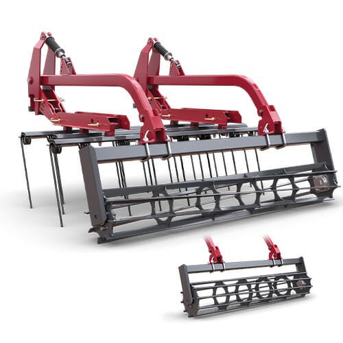 3 Bar Coil Rolling Basket Combination Attachment for Field Cultivators 3 Bar Coil Rolling Basket Combination Attachment for Field Cultivators